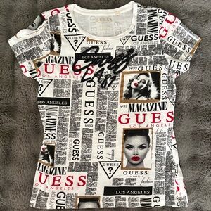 GUESS Graphic Magazine Tee